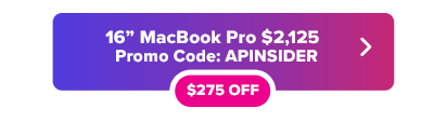 16 inch MacBook Pro promo code