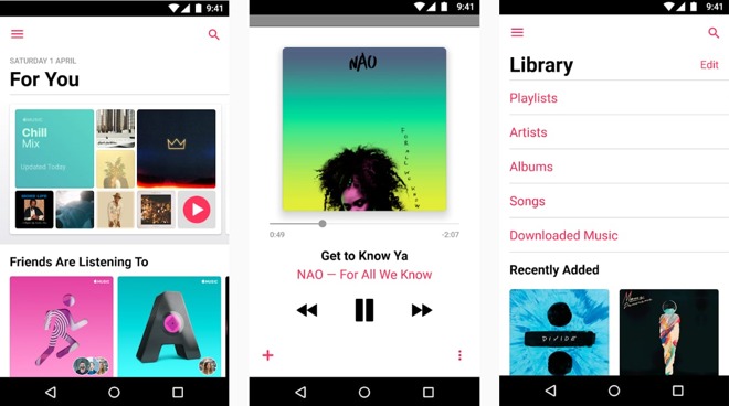 Apple Music on Android [Google Play]