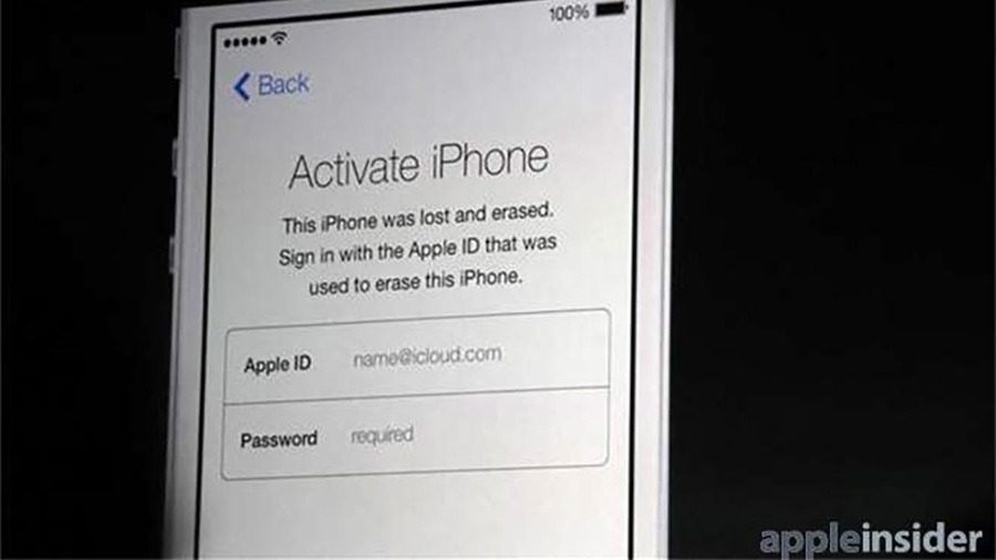 Activation Lock prevents anyone else from using or resetting your iPhone until entering your Apple ID