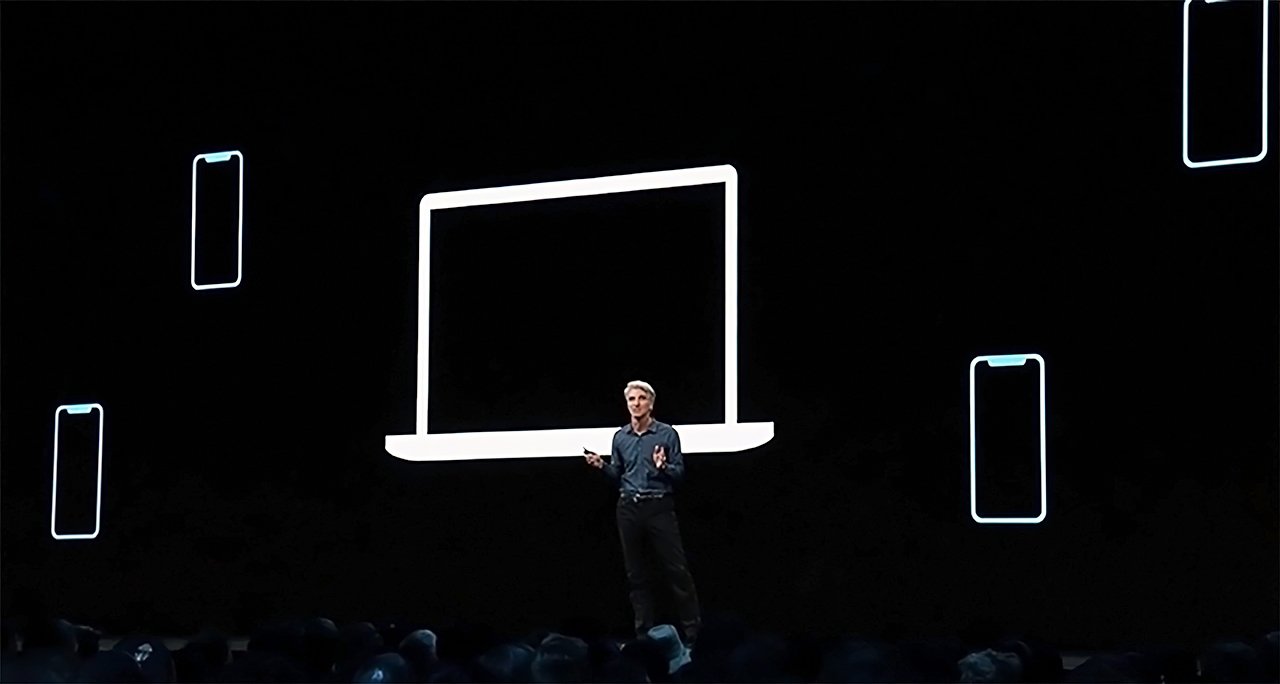 Apple's Craig Federighi discussing the feature at WWDC 2019