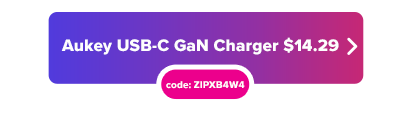 Aukey USB-C GaN wall charger coupon