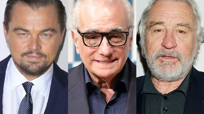 Leonardo DiCaprio, Martin Scorsese and Robert De Niro, of