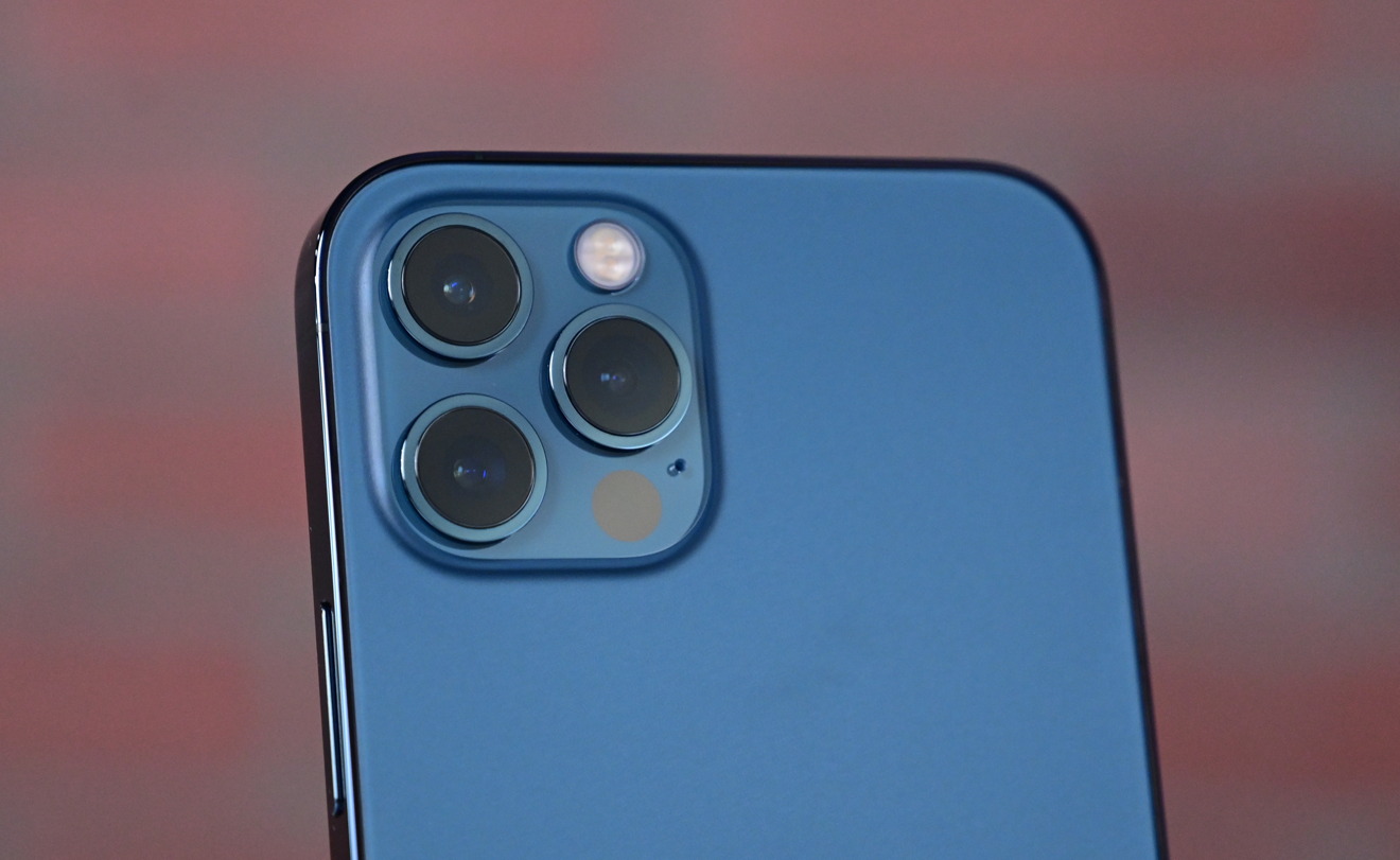 Pacific blue iPhone 12 Pro camera