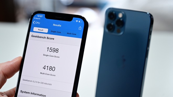 iPhone 12 Pro Geekbench scores