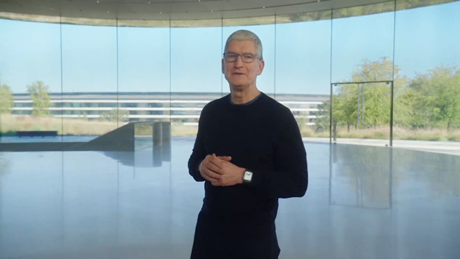 Apple CEO Tim Cook at Apple Park