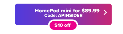 HomePod mini discounted to $89.99
