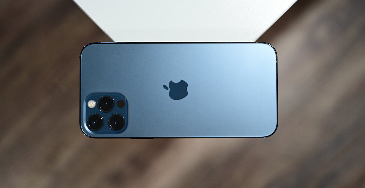 iphone 12 pro in pacific blue