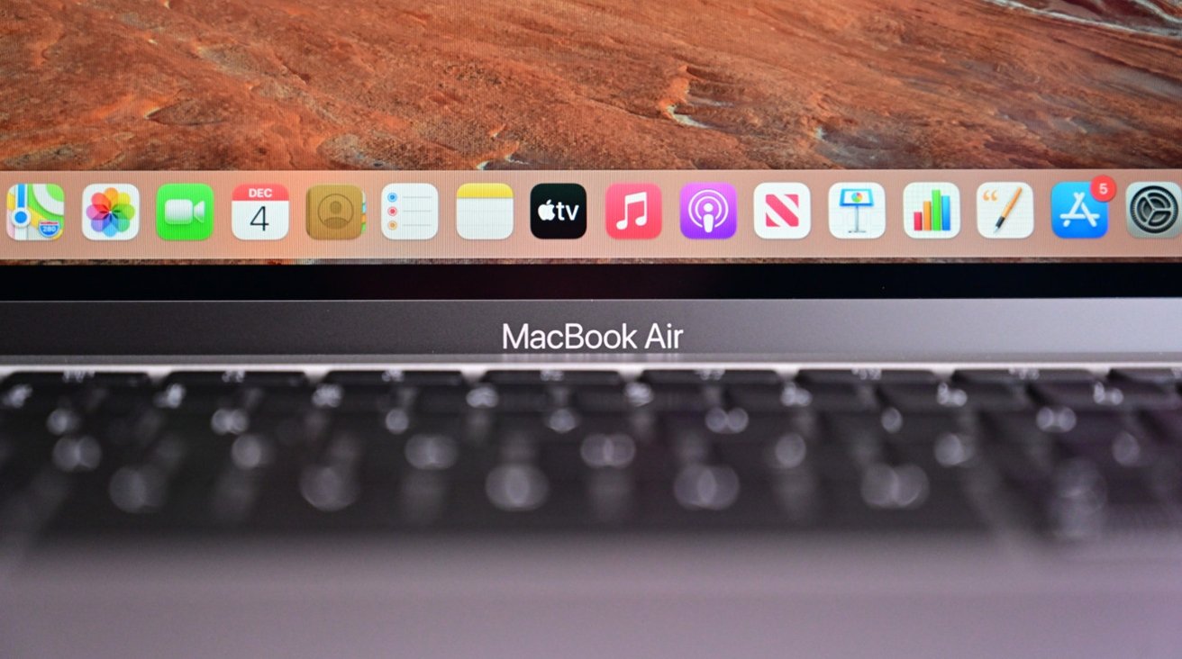 The display of the new MacBook Air will be familiar to users of the old model.