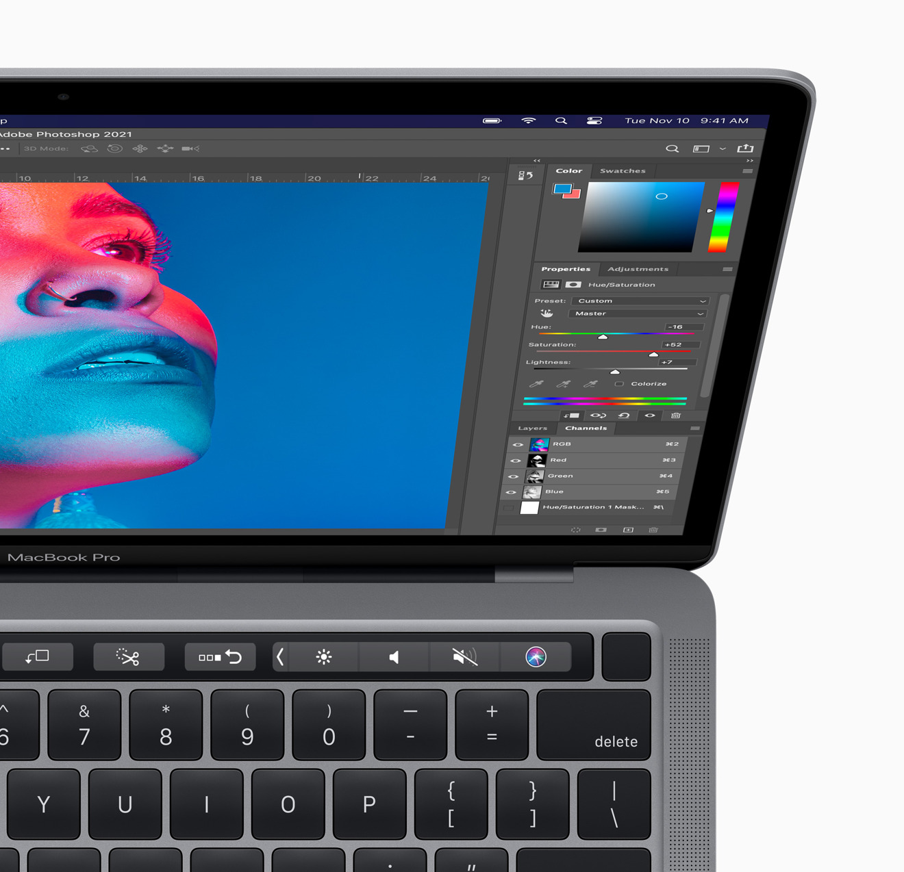 You still have the Touch Bar and Touch ID in the M1 MacBook Pro. 
