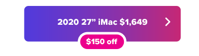 Apple 27 inch iMac deals