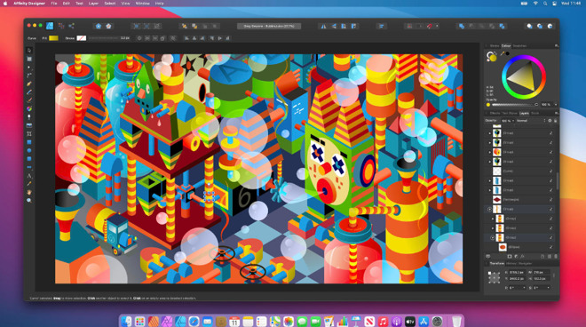 Affinity Designer on macOS Big Sur