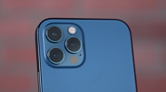 The iPhone 12 Pro camera module