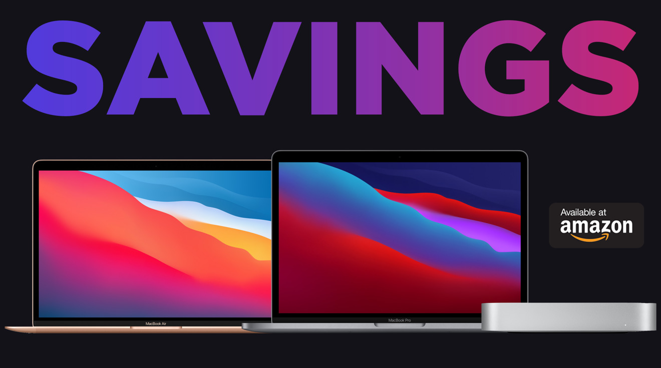 Amazon issues early Black Friday deals on new M1 MacBook Pro 13&quot;, MacBook Air, Mac mini ...