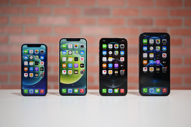 The entire iPhone 12 lineup