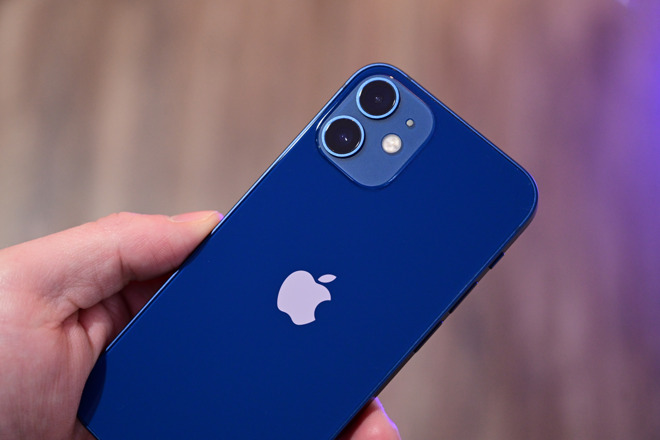 The iPhone 12 mini has a wide angle and ultra wide angle cameras