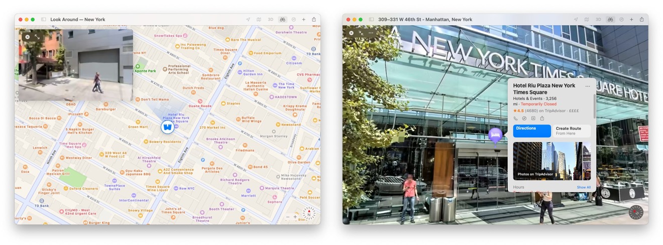 Look Around is Apple's answer to Google's Street View. 
