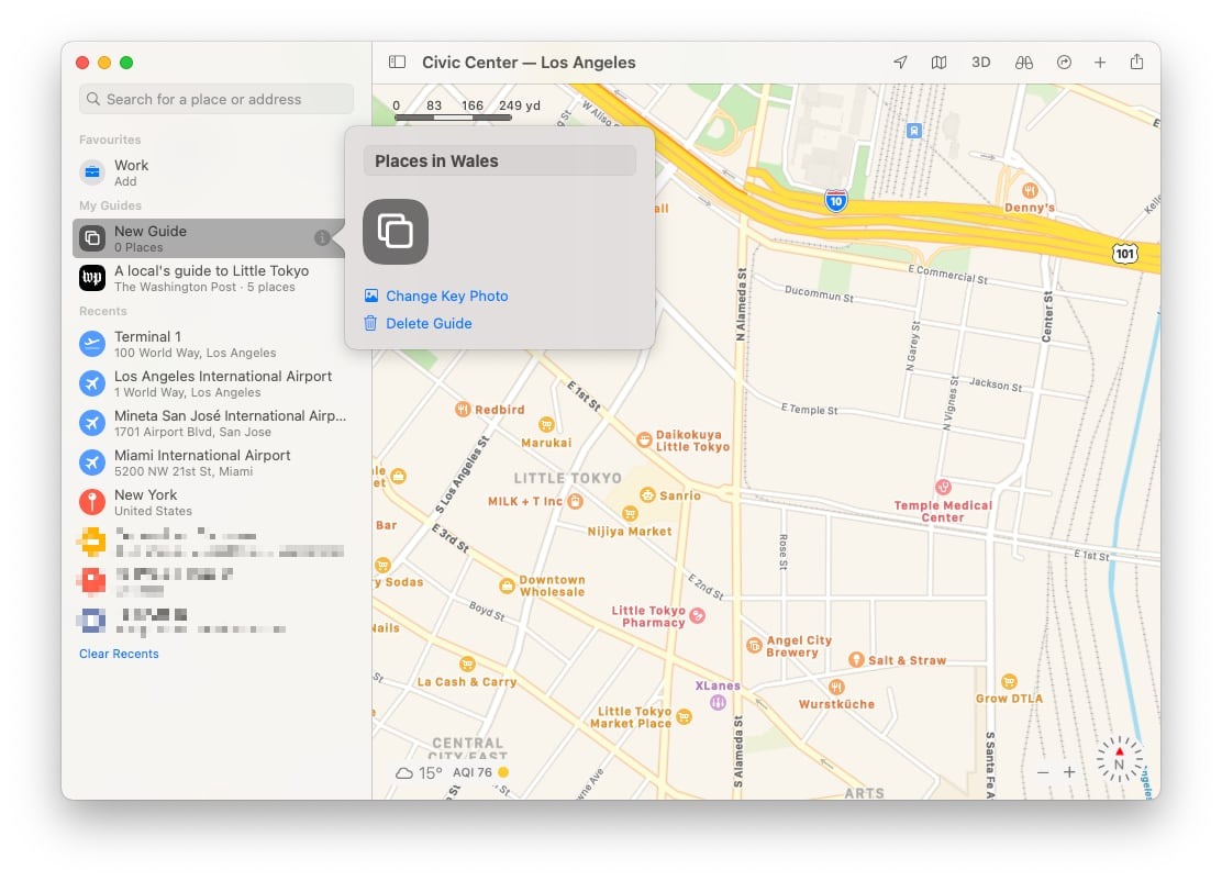 Apple maps on macbook pro why not invite