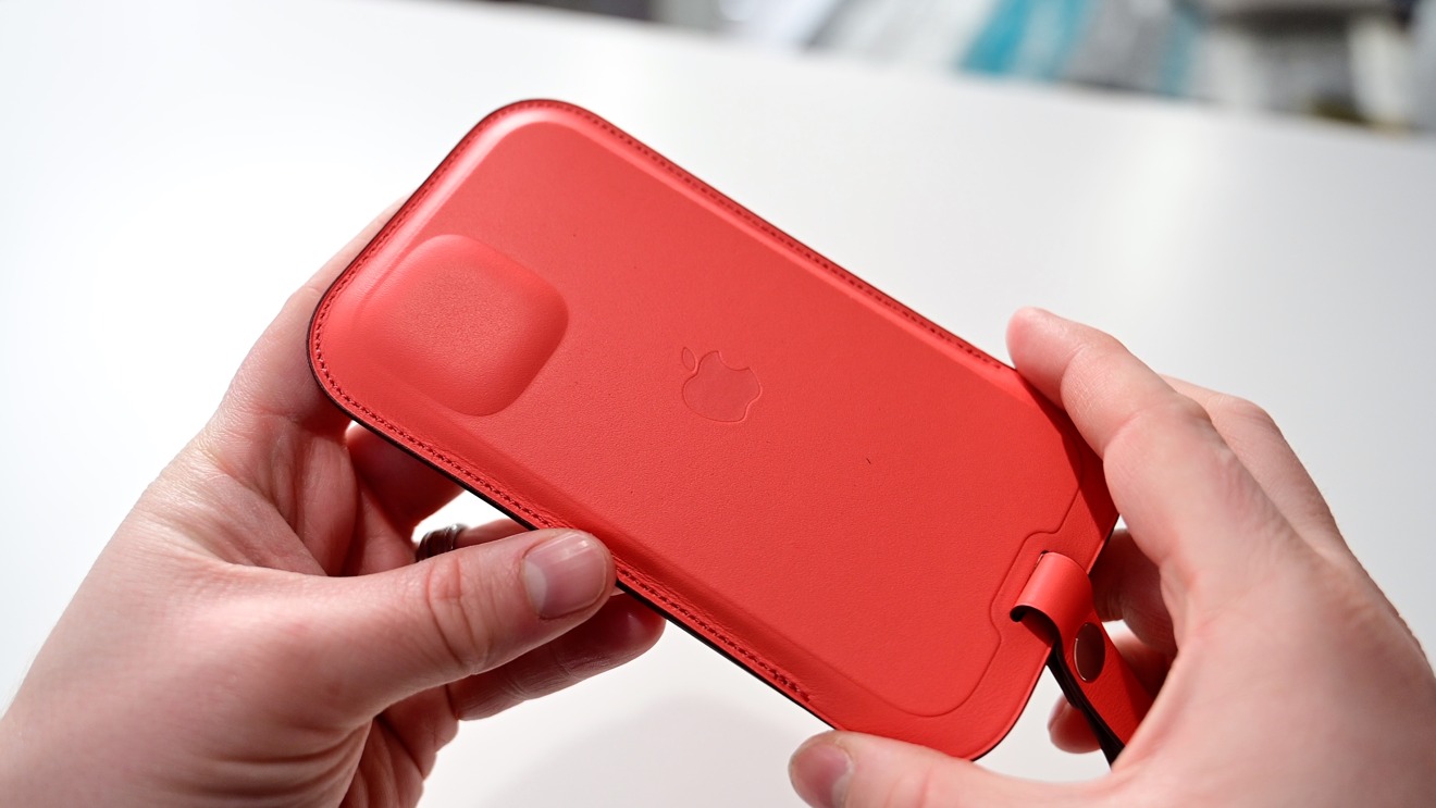 iPhone 12 Mini Leather Designer Phone Case-Red