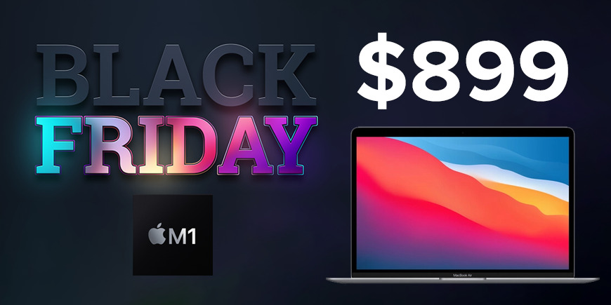 photo of Black Friday doorbuster: M1 MacBook Air on sale for $899 at B&H for 1 more hour image