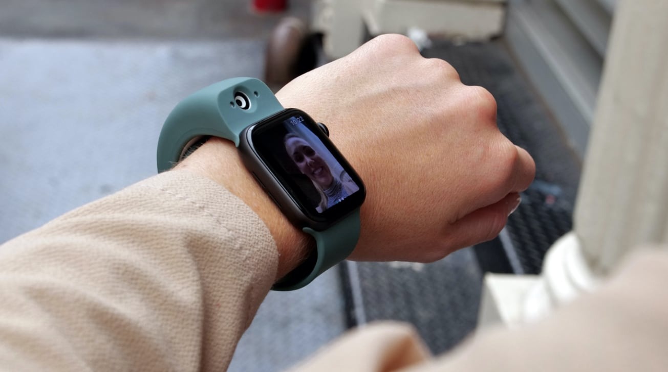 Pamflet Kwestie bus Wristcam is a $299 Apple Watch band with a camera | AppleInsider