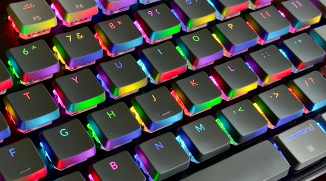 There are a multitude of pattern and color combinations for the Keychron K1