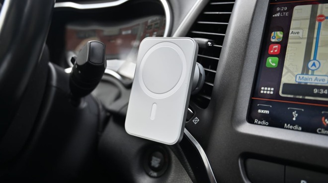 The new Belkin MagSafe car mount