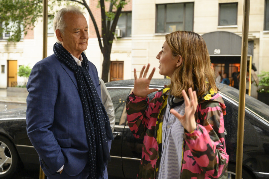 Bill Murray being directed by Sofia Coppola