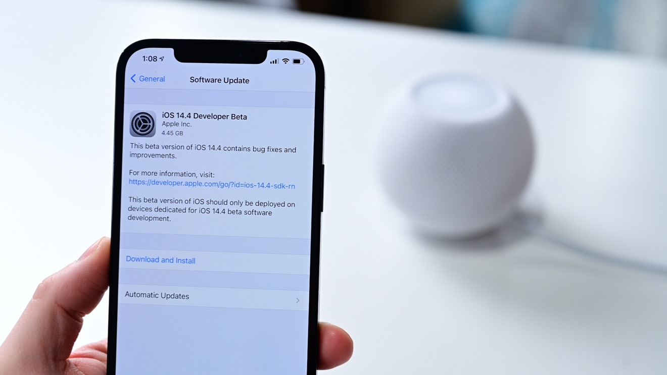 Testing the new HomePod mini music Handoff feature in iOS 14.4 |  AppleInsider