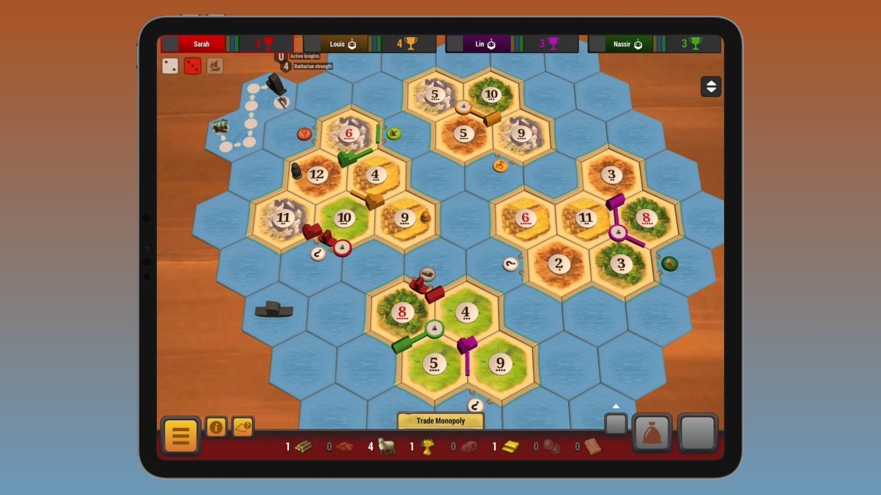 'Catan' thrives on iPad thanks to needing much less cleanup after a game