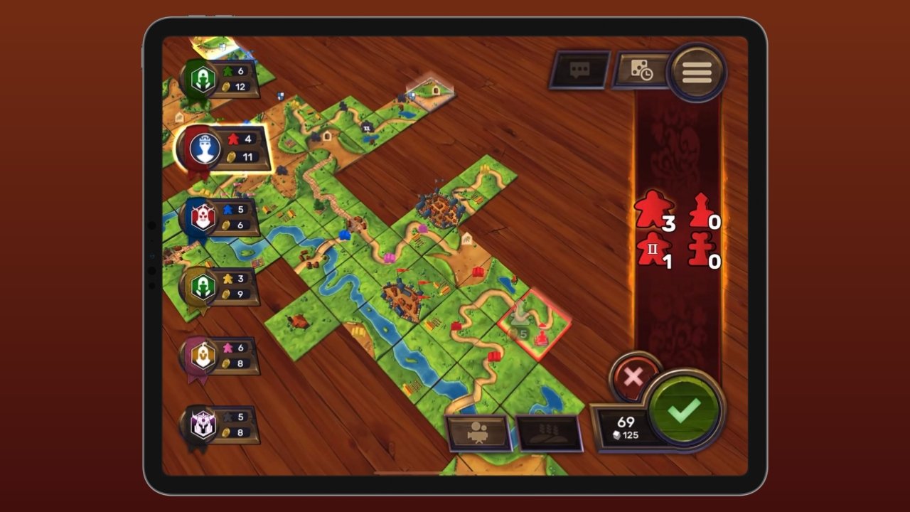 'Carcassonne' is a tile-based strategy game