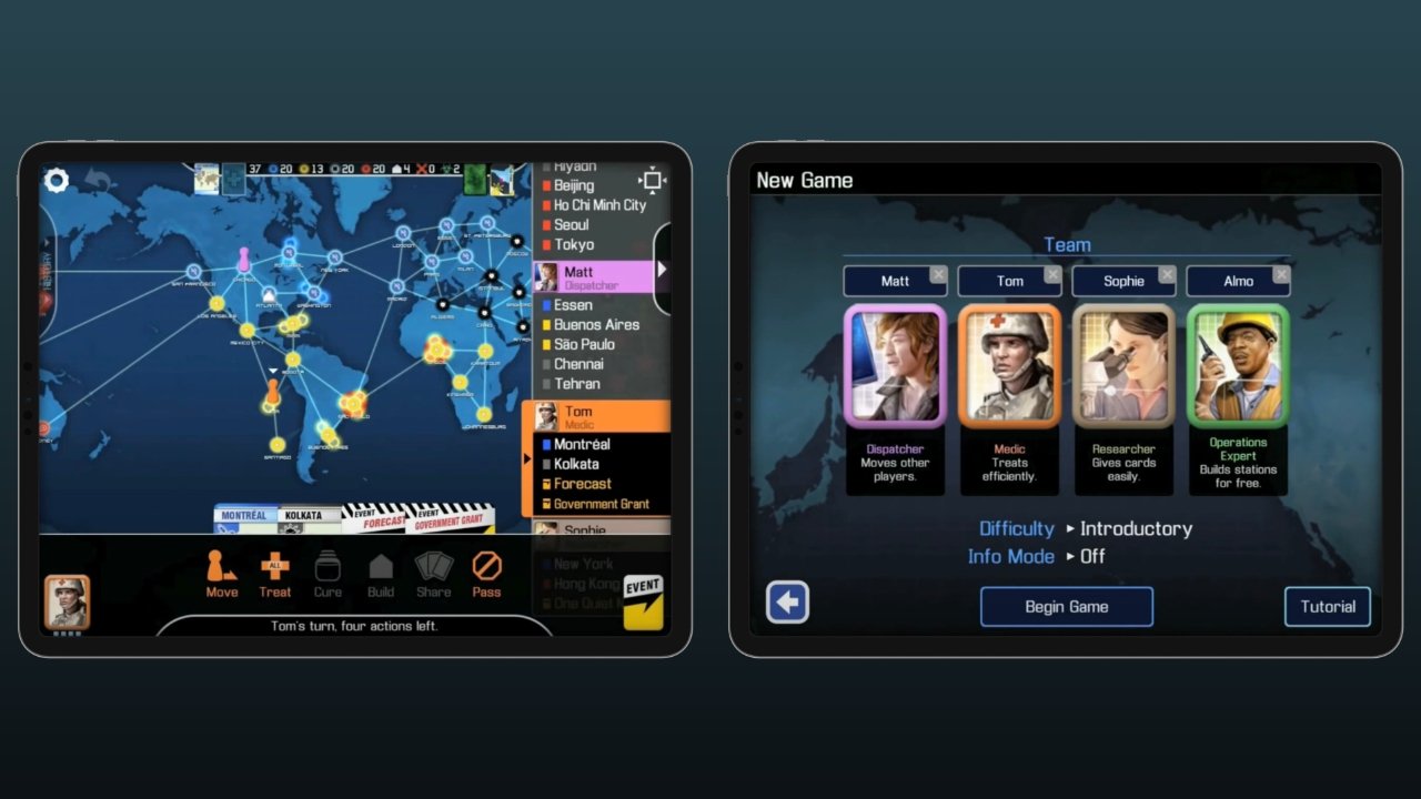 'Pandemic' is a strategy game where you try to save the world from deadly disease