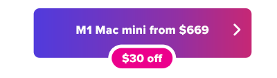 Apple M1 Mac mini discount button