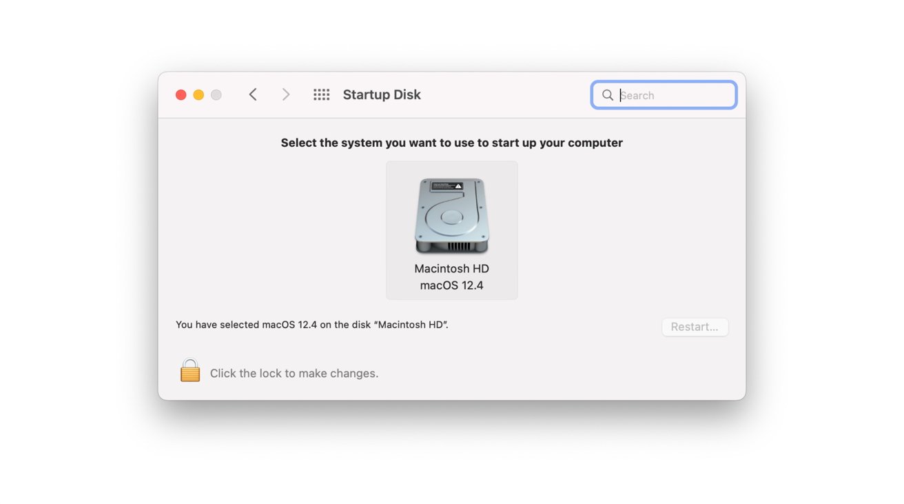 There is an interface within macOS to select which drive to boot from. 