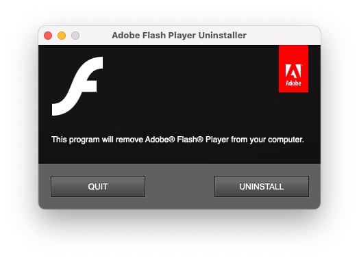 adobe flash uninstaller mac sierra