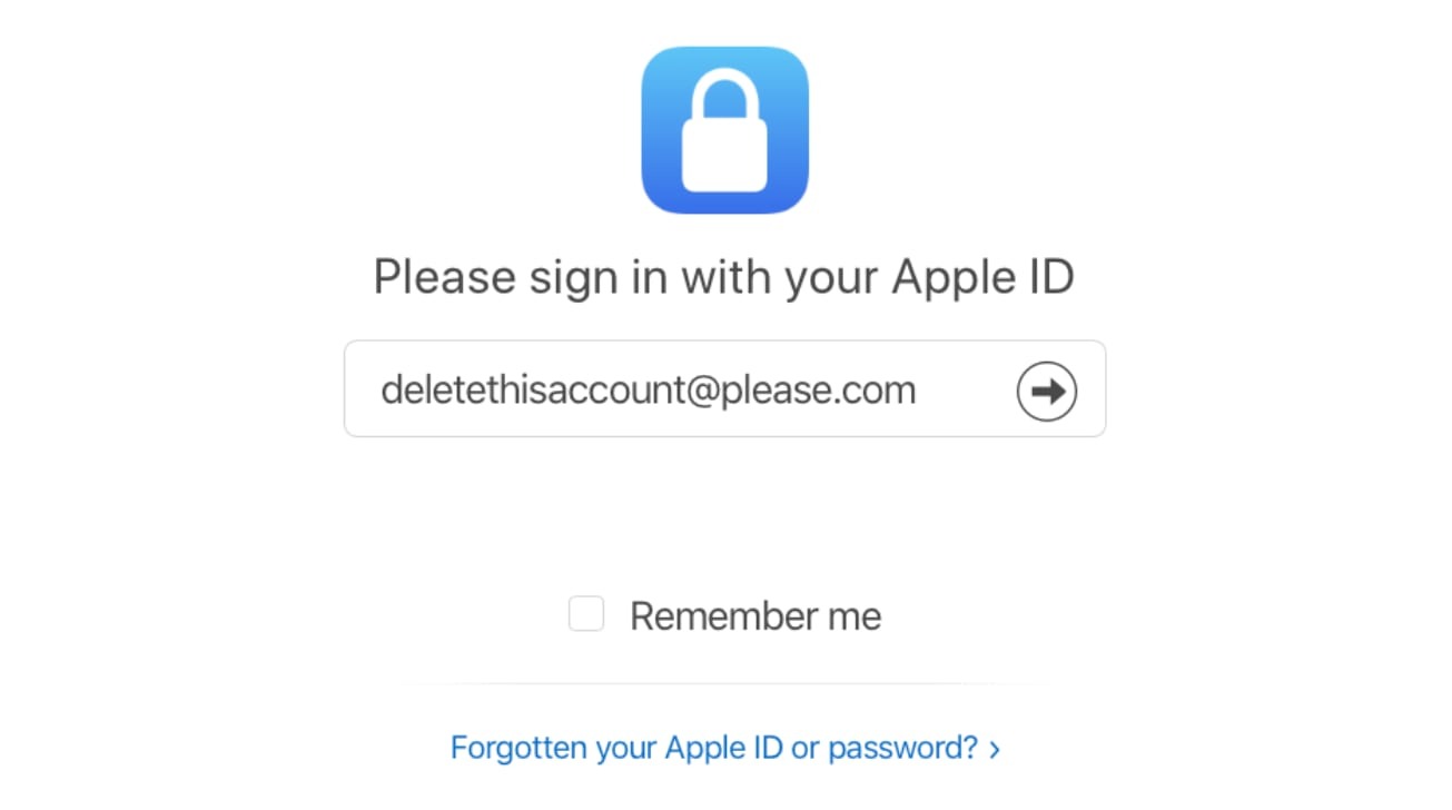 Can I erase an Apple ID?