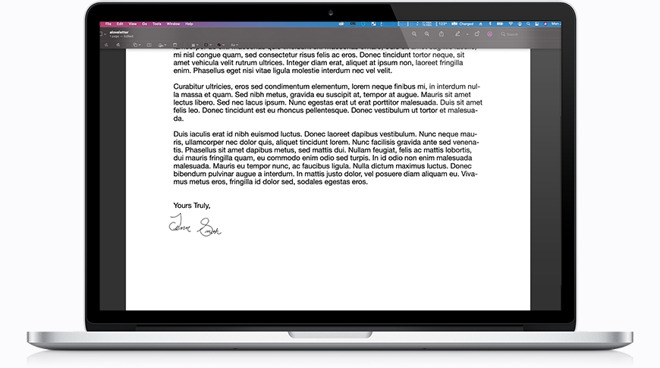 How you can signal a PDF on a Mac
