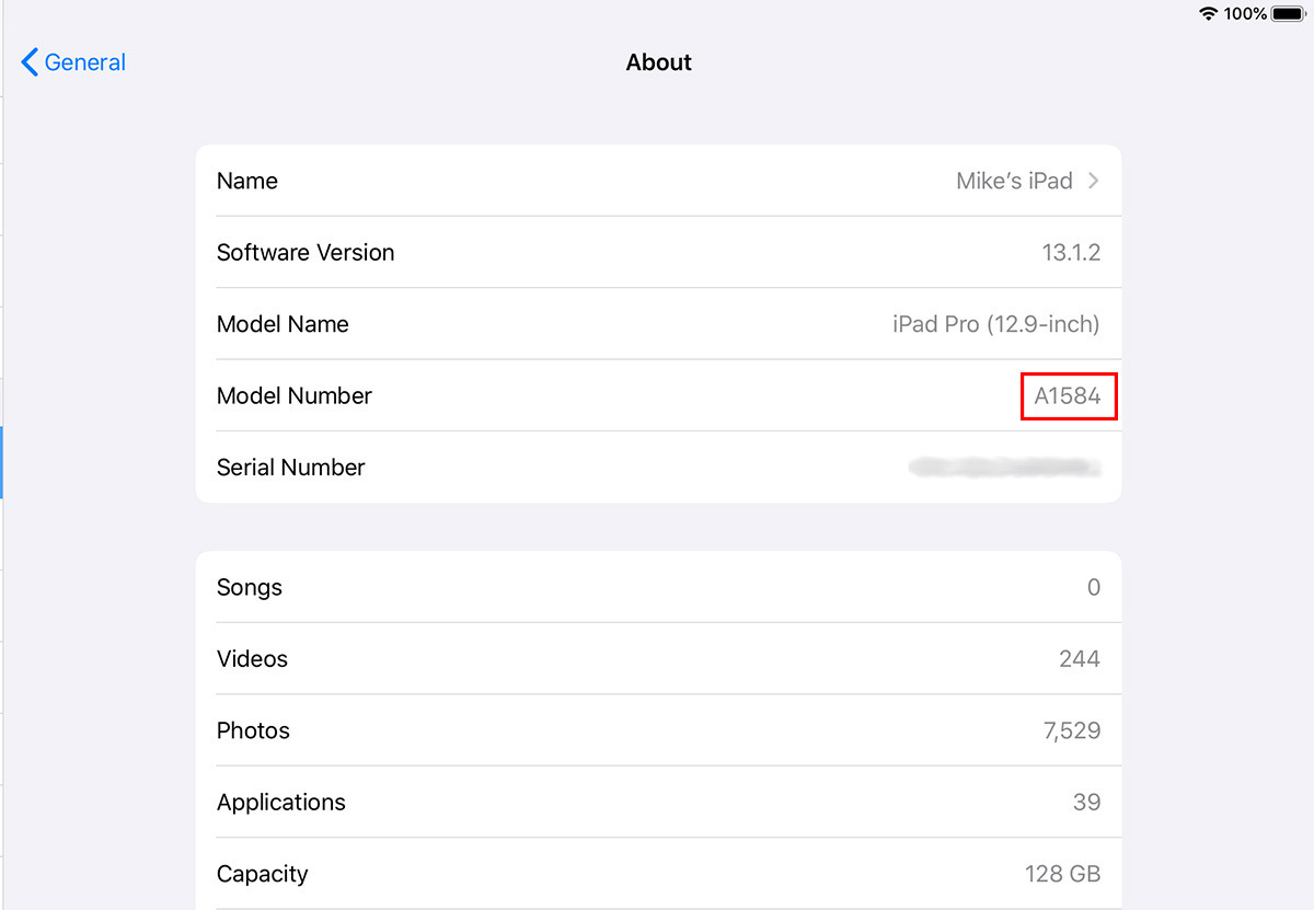 Identify your iPad model - Apple Support