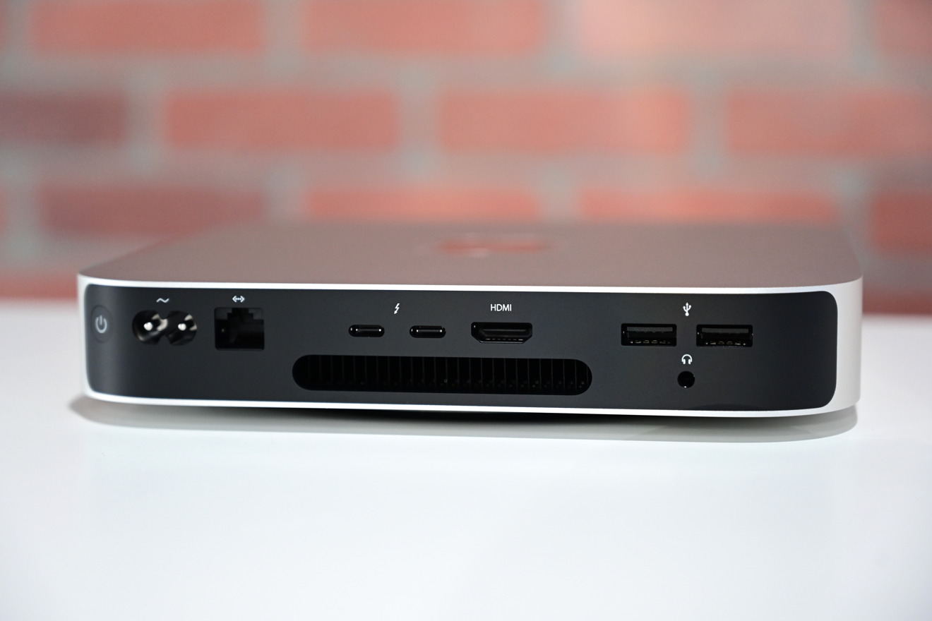 The M1 Mac mini has many familiar connections to use with your existing peripherals and hardware. 
