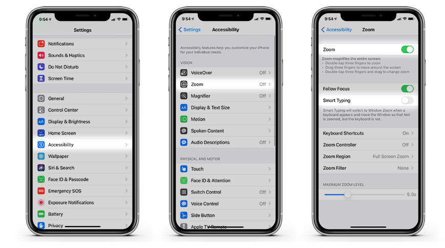 Use display and text size preferences on your iPhone, iPad, and