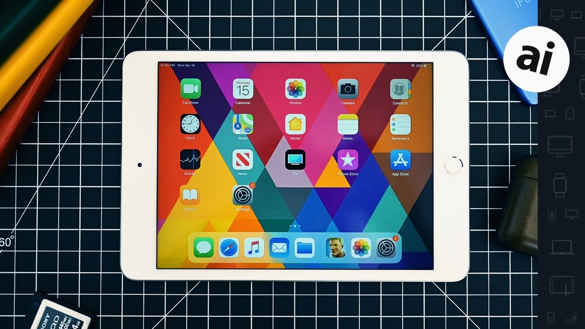 The iPad mini 5 has a 7.9-inch Retina Display