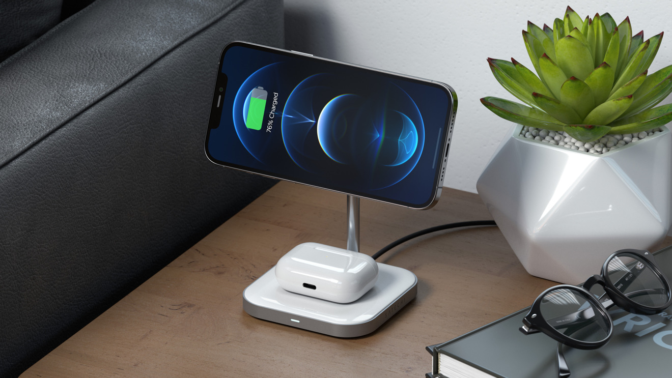 Satechi opens preorders for 2-in-1 iPhone 12 magnetic charging stand