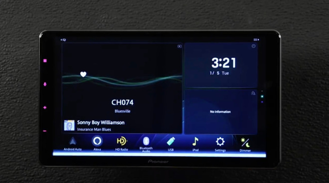 The new Pioneer NEX receiver with wireless Apple CarPlay