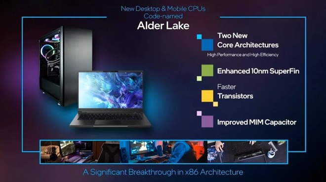 The first computers with Alder Lake chips are set to debut as soon as the second half of 2021. Credit: Intel