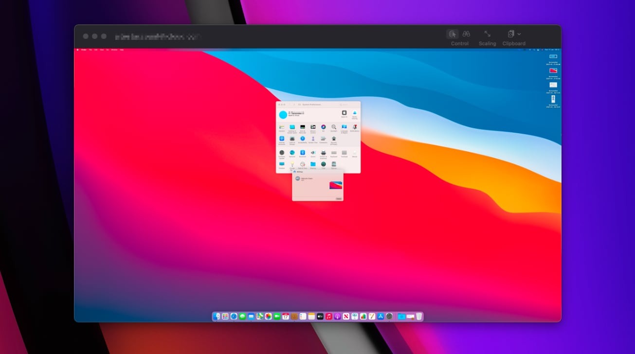 Windows mac os dock