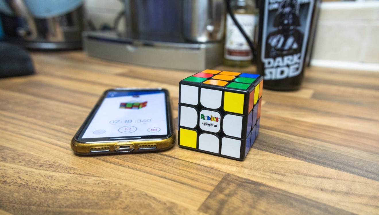 You can learn or be competitive when using the Rubik's Connected companion app. 