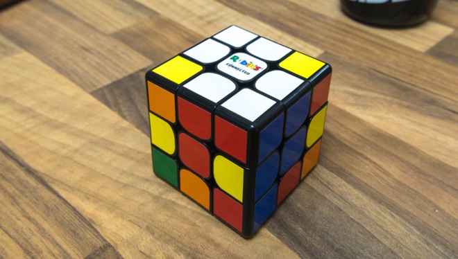 The curved inner corners of each side make it easier to twist the cube.