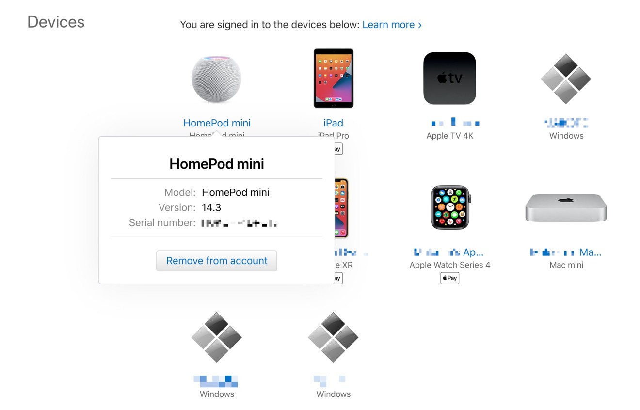 find apple id with serial number