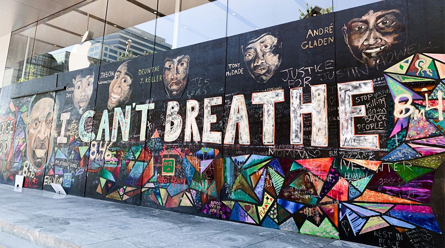 photo of Apple donates Black Lives Matter mural from Portland store to nonprofit image