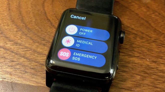 Apple Watch can contact the local authorities in an emergency
