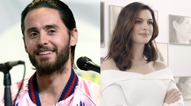 Jared Leto and Anne Hathaway | Image Credit: Gage Skidmore and Looking Glass Films